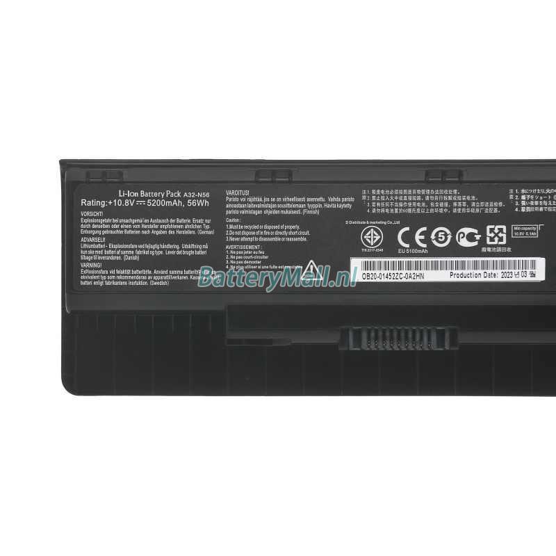 Asus N76VMBattery