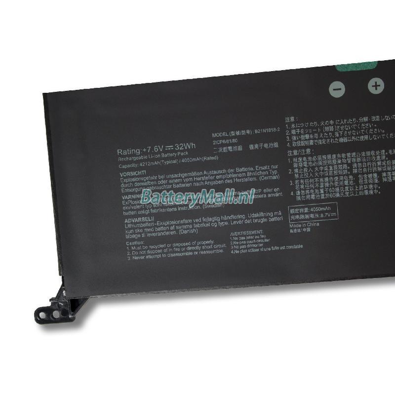 Asus Y1511CDA-BR582RBattery