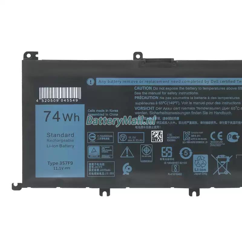 Dell P65FBattery