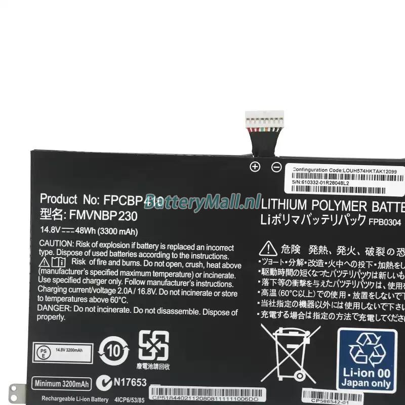 Fujitsu FPB0304Battery