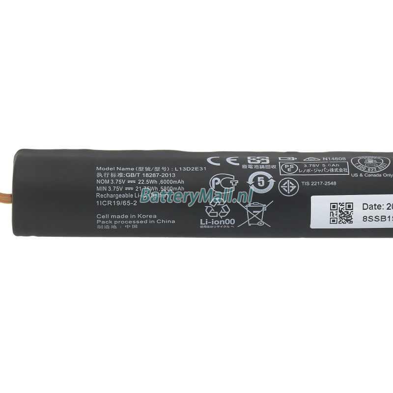 Lenovo L13D2E31(1ICR19/65-2) battery