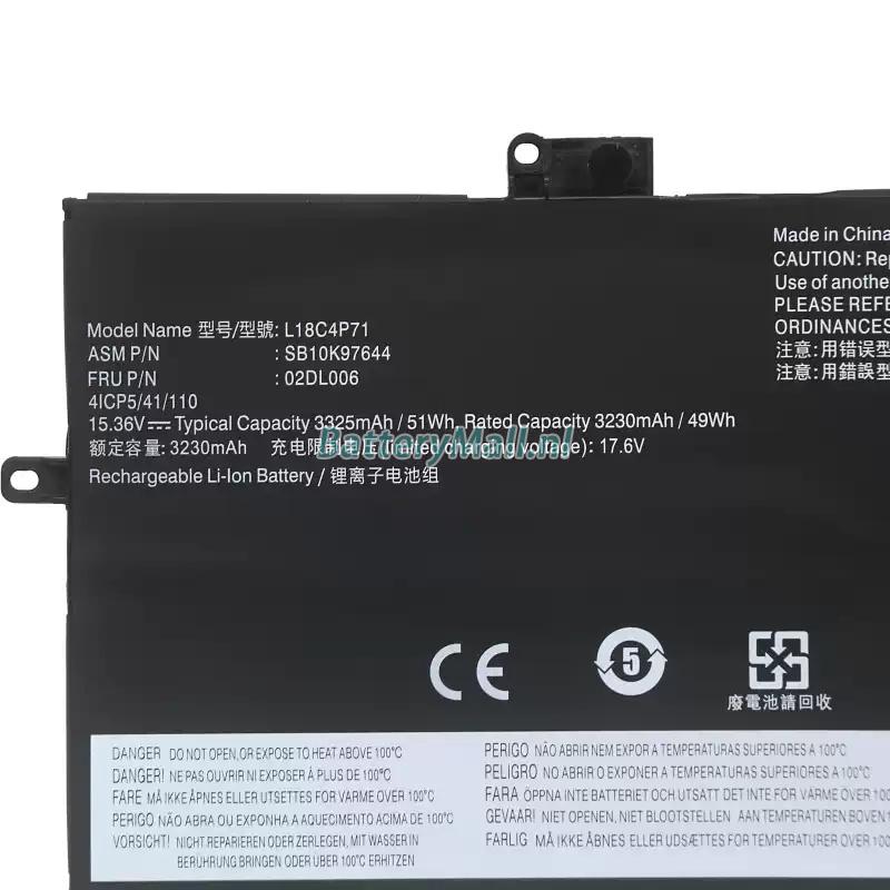 Lenovo 20QF00AEMX battery