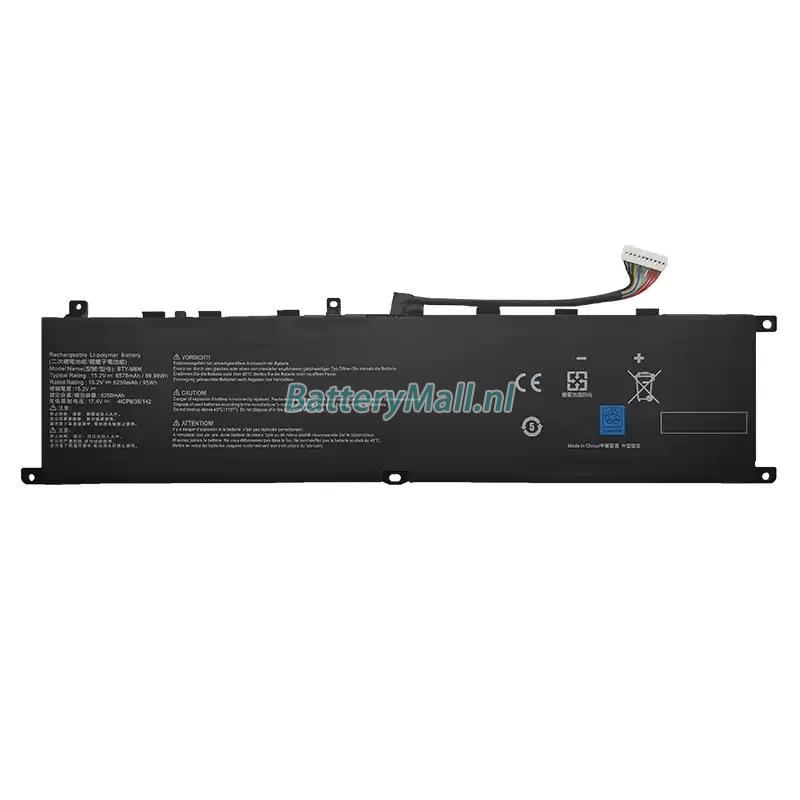 MSI CREATORPRO X17 A12UKS-080FRBattery